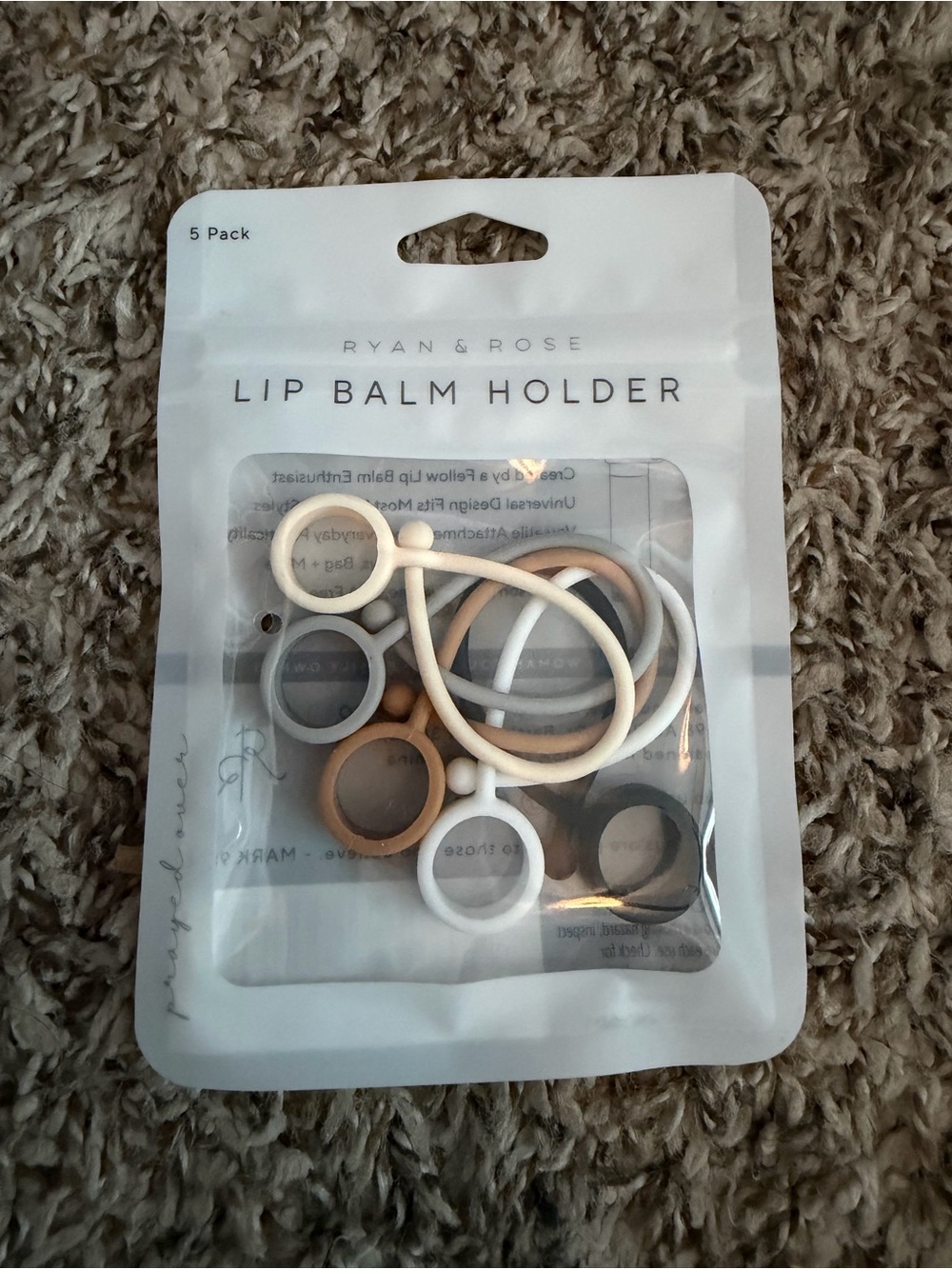 Ryan & Rose Neutral Lip Balm Holder Pack - 5 Pack